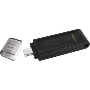 Imagem de Pen Drive 128GB USB-C Kingston Datatraveler 70, DT70/128GB