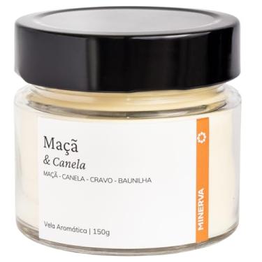 Imagem de MINERVA - Vela Aromatica Perfumada Aromatizada Aroma de Maça e Canela - 150g
