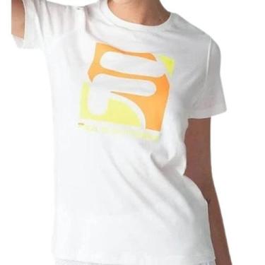 Imagem de Camiseta Fila Feminina Beach Tennis Off White//N