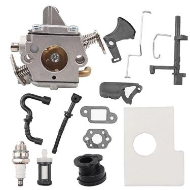 Imagem de Carburador 1130-120-0603 para motosserra Stihl 017 018 MS170 MS170C MS180 MS180C C1Q-S57 C1Q-S57A C1Q-S57B Carburador com kit de ajuste de filtro de ar
