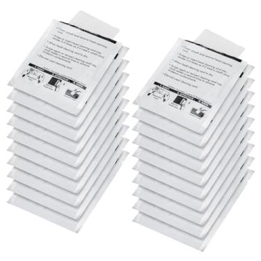 Imagem de ArrogantF Cartão de limpeza 60622 compatível com impressora térmica de etiquetas Dymo LabelWriter 550 450 5XL 4XL, cartões de limpeza de cabeçote de impressão, cartão de limpeza lateral Daul de 9 x 5