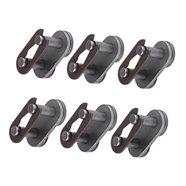 Imagem de Pacote de Elo Mestre de Corrente 415 Com 5 Peças de Corrente de Bicicleta Motorizada de 2 Tempos Em Aço Carbono Passo de 12,5 Mm 4 Mm de Diâmetro do Eixo Aço Carbono de Alta