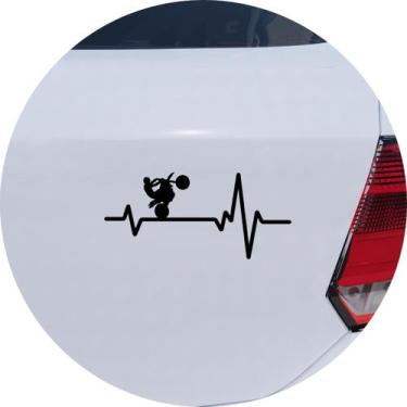 Imagem de Adesivo de Carro Moto Grau Manobra Na Veia - Cor Preto - Melhor Adesiv