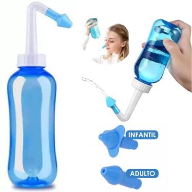 Imagem de Limpador Nasal com Regulador de Jato Azul - Entrega Rápida