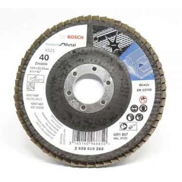 Imagem de Lixa Flap Disco Para Metal  115x22mm  GR. 40  Bosch