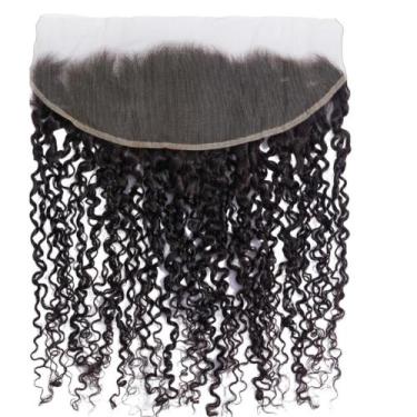 Imagem de Aplique Top Closure Cabelo Humano Cacheado Repartição Livre - bbless