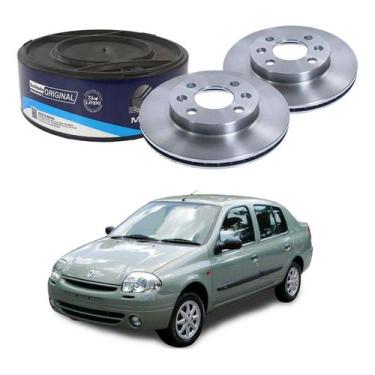 Imagem de Disco Freio Dianteiro Ventilado Clio Sedan 1.6 2000 A 2002 - MDS