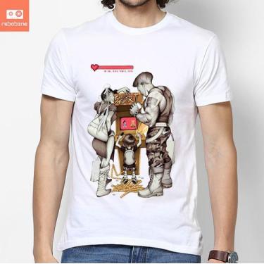 Imagem de Camiseta Street Fighter Games Retro 100% Algodão Camisa - Tee Geek, Br