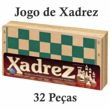 Imagem de Xadrez Jogo de 32 peças - Pais e Filhos