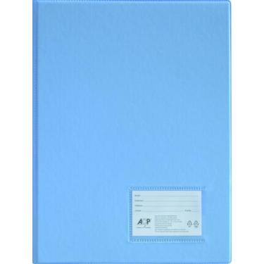 Imagem de Pasta Catálogo 20 Folhas Oficio Pvc com Visor Tons Pastel ACP,  Azul P
