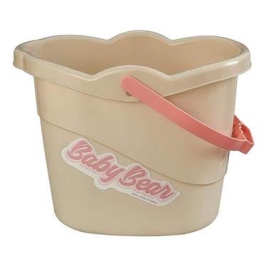 Imagem de Balde infantil 8 litros baby menina - usual utilidades - USUAL BRINQUE