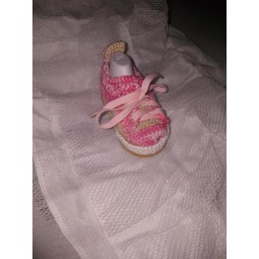 Imagem de Sapatilha de crochê para bebê - Maria artesã 