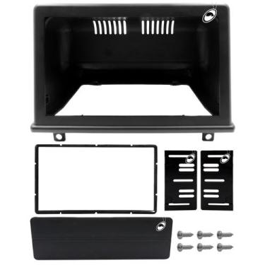 Imagem de Moldura de Painel 2 Din 7" Polegadas Corsa G1 Hatch e Sedan Classic Pr