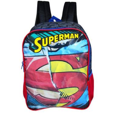 Imagem de Mochila Escolar De Alças Superman Dc Comics Juvenil Meninos - Luxcel, 