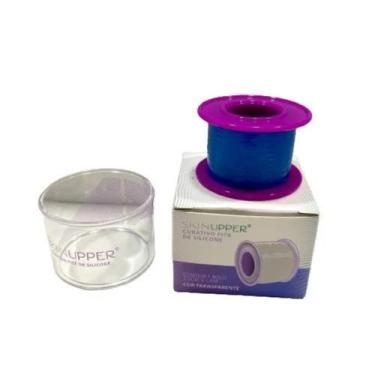 Imagem de Fita Curativo De Silicone Adesiva Previne Quelóide Transparente Alta D