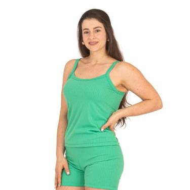 Imagem de Blusa Feminina de Alça Regata Canelada P ao GG 30-A - Lavin Basic, Ver