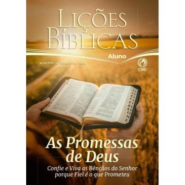 Imagem de Lições Bíblicas Adultos 4º Tr. 2024-As Promessas de Deus- Aluno - CPAD