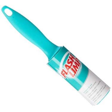 Imagem de Flash Limp Conjunto Com Mini Rolo Adesivo Com 30 Folhas E 2 Refis Removedor De Poeira Pelos E Fiapos Cst0023