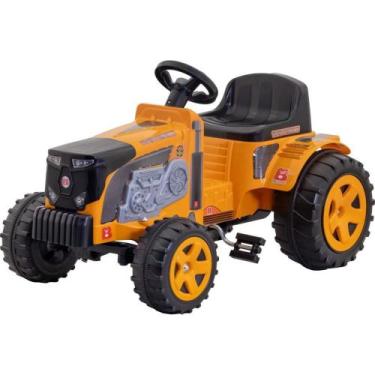 Imagem de Veículo a Pedal Trator Fazendeiro Amarelo - Biemme