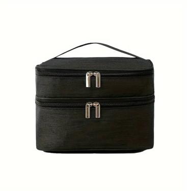 Imagem de Necessaire Viagem Bolsa Dupla Preta