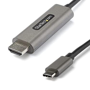 Imagem de Cabo USB C para HDMI 4K 60Hz com HDR10 - Cabo adaptador de vídeo Ultra HD USB tipo-C para 4K HDMI 2.0b - Conversor de monitor/monitor USB-C para HDMI HDR - DP 1.4 Alt Mode HBR3 (CDP2HDMM2MH)