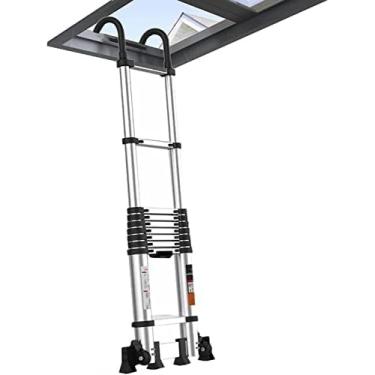 Imagem de Escada telescópica Escadas telescópicas Escada extensível multiuso Escada telescópica 7m/ 6m/ 5m/ 4m/ 3m/ 2m Escada telescópica de alumínio, Escadas telescópicas de extensão de alumínio com