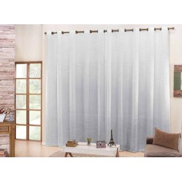 Imagem de Cortina cetim sala e quarto 3,00 x 2,50 - SAFIRA ENXOVAIS, Branco
