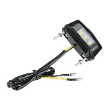 Imagem de JicSuXi Conjunto da lâmpada da placa genérica, 12V, acessórios para a luz traseira do freio traseiro para