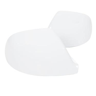 Imagem de 1 par Porta do Carro, Tampa do Espelho Vista Traseira 7E1857527f Scratch Retawiew Mirror Caps de Alojamento para T5.1 (WHITE)