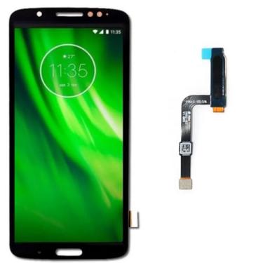 Imagem de Tela Display Lcd Touch Para Moto G6 + Botão Flex Home