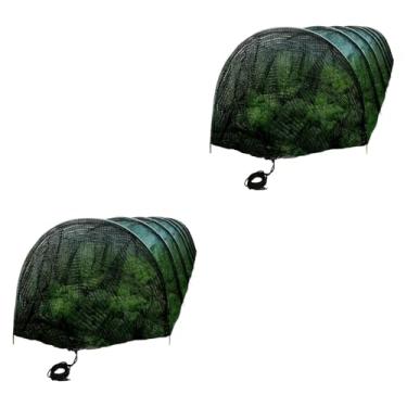 Imagem de Generic 2x Garden Tunnel Shade Tampa da rede Planta de jardinagem de jardinagem Proteção solar Proteção solar Mesh de malha de malha Linha de linha para