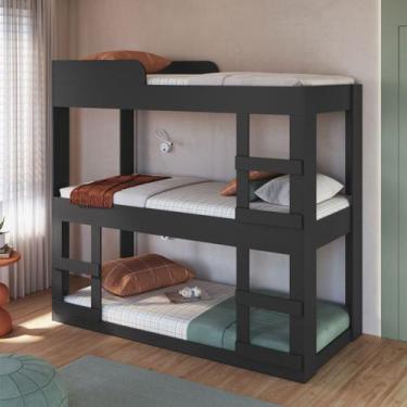 Imagem de Treliche Évora Grafite - Art In Móveis, Preto, Unisex