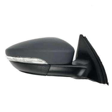 Imagem de DACOLWZING Conjunto de espelho retrovisor direito, vidro elétrico, pisca aquecido, 6 fios, compatível com JETTA 2011-2018 5C7857508
