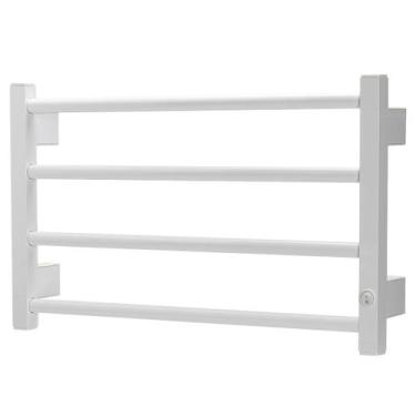 Imagem de Toalheiro Elétrico Térmico Aquecido Para Toalhas, Cores Preto, Branco 