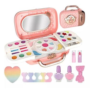 Imagem de MaletaConjunto De Maquiagem Infantil Lavável - toys