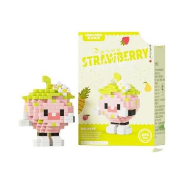 Imagem de Mini Fruta Fofa Modelo De Diamante 3D Micro Blocos De Construção DIY B