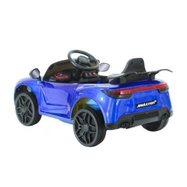 Imagem de Carrinho Esportivo Elétrico Infantil - Azul - UNITOYS