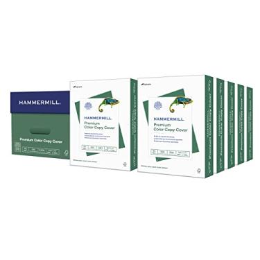 Imagem de Hammermill Papelão, cópia colorida premium, 27 kg, pacote com 8,5 x 11-10 (2.500 folhas) - 100 brilhantes, feito nos EUA