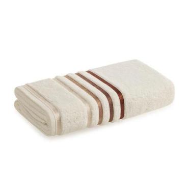 Imagem de Toalha de rosto Lumina Fio Penteado MAX Karsten, Ivory/Ferrugem