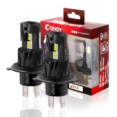 Imagem de CINOY 2 Lâmpadas LED H4 28W 8000LM 6500K Branco Frio - IP65 - Para Veículos Leves - Alta Durabilidade 30.000hrs