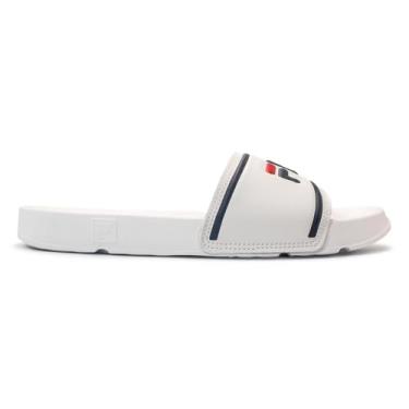 Imagem de Chinelo Fila Drifter Stripes Branco Marinho e Vermelho-34