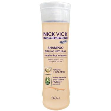 Imagem de Shampoo Nick Vick Nutri Brilho Natural 260ml - Nick & Vick