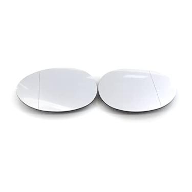 Imagem de Qudai Vidro de espelho retrovisor com substituição de clipe para Mini F55 F56 2014 a 2020 2 peças aquecida esquerda direita