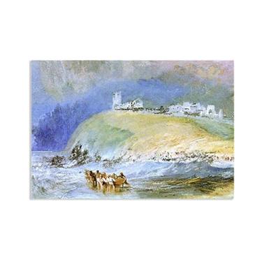 Imagem de Zeichn8u Pinturas famosas Dunwich, reprodução de imagem, impressão em tela, impressão giclée, arte de parede para sala de estar, decoração de casa moderna, pôster de 42 x 30 cm (17 x 12 polegadas)