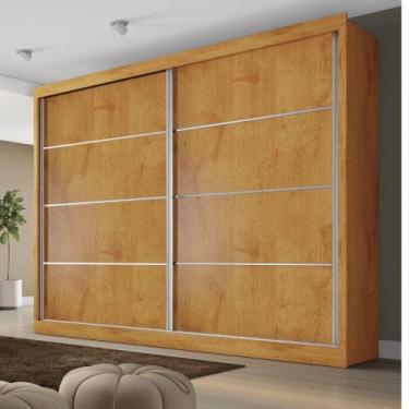 Imagem de Guarda Roupa Casal 2 Portas 4 Gavetas Verona Plus em MDF Made Marcs, P