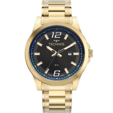 Imagem de Relógio Technos Masculino Racer Dourado Bisel Preto