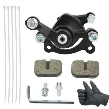 Imagem de ABCERRSI Pinça de freio a disco frontal com pastilhas compatível com 47cc 49cc 2 tempos Mini Dirt Bike Scooter ATV MBX10 MBX11 80cc MM-B80