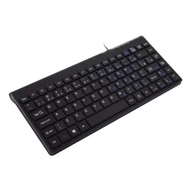 Imagem de Teclado Mini Slim Preto Usb Kbd428 K-Mex