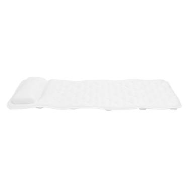 Imagem de Almofada de banheira de corpo inteiro Coscada de apoio de apoio de cabeça não deslizante com copos de sucção fortes para relaxamento Bathing Comfort Gretida Mulheres Poliéster (Tipo A.)