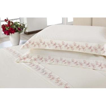 Imagem de Jogo de cama camila queen 4 pecas - Enxovais Aquarela LTDA